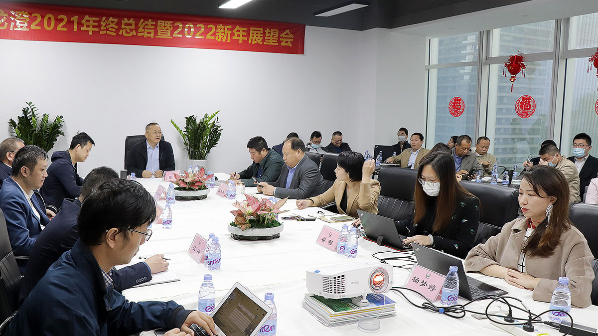 凝心聚力，乘势而上！龙澄2021年终总结暨2022新年展望会议圆满召开